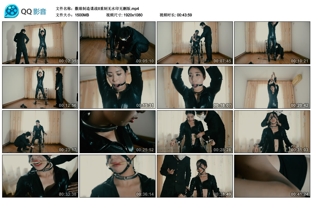 【撒琅制造】 谍战II重制无水印无删版-缚乐绳艺